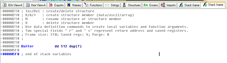 ida stack resizing after modification